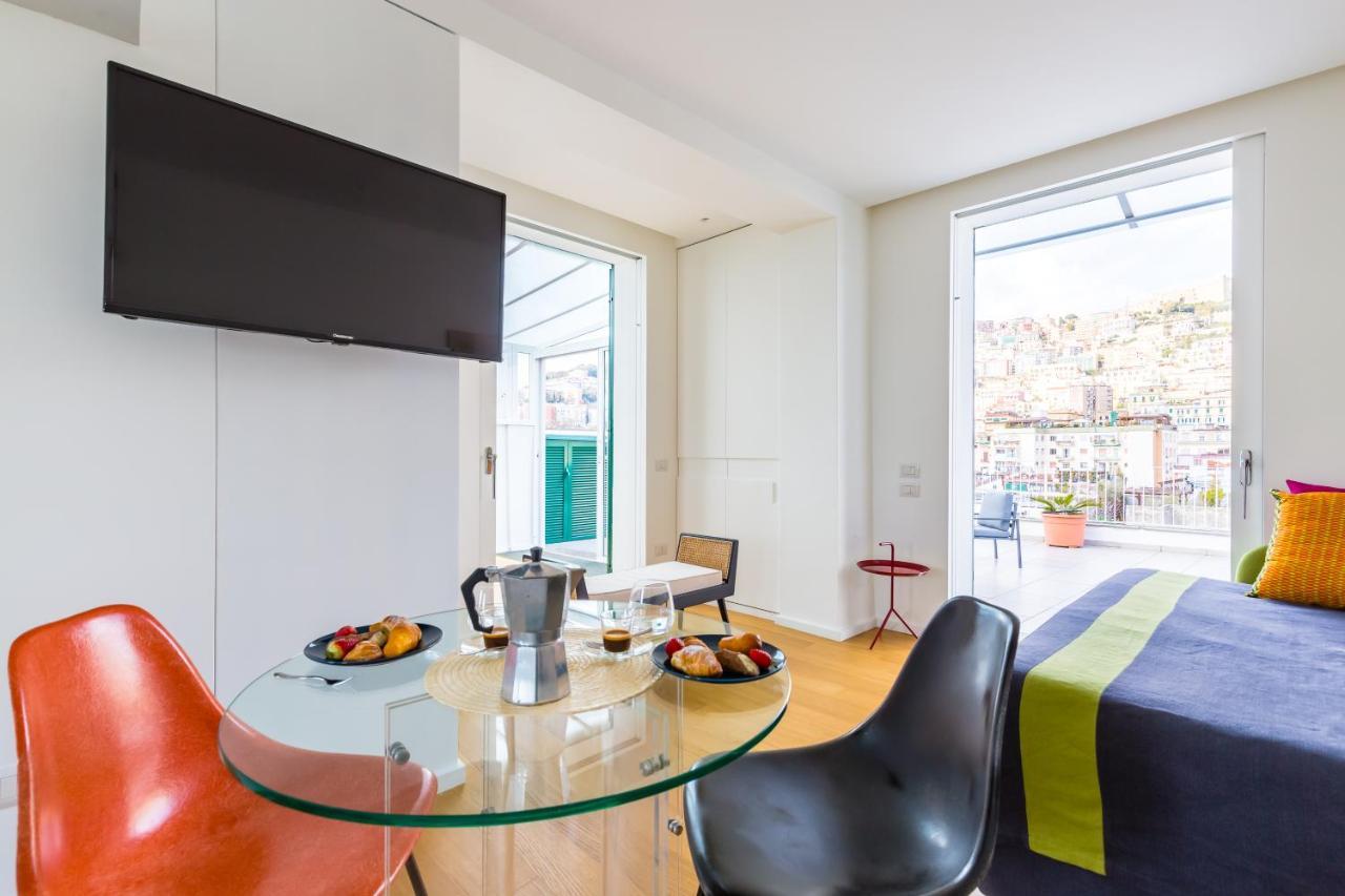 Апартаменты Seaview Terrace 360°& Elegant Loft Неаполь Экстерьер фото