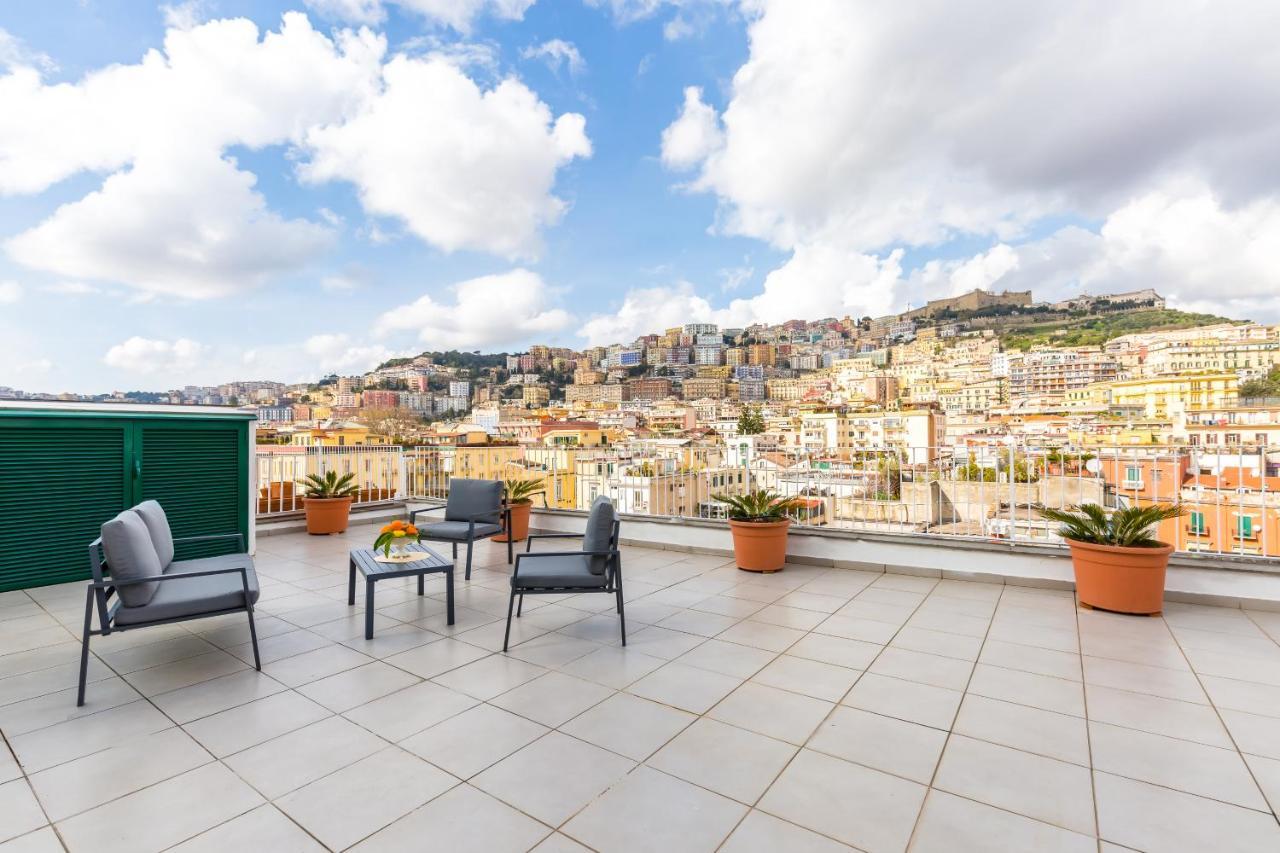 Апартаменты Seaview Terrace 360°& Elegant Loft Неаполь Экстерьер фото
