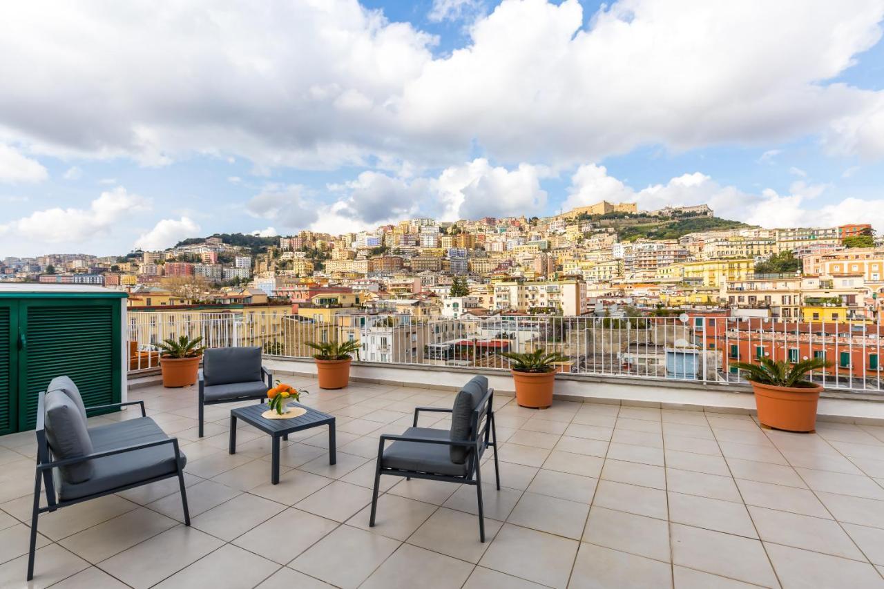 Апартаменты Seaview Terrace 360°& Elegant Loft Неаполь Экстерьер фото