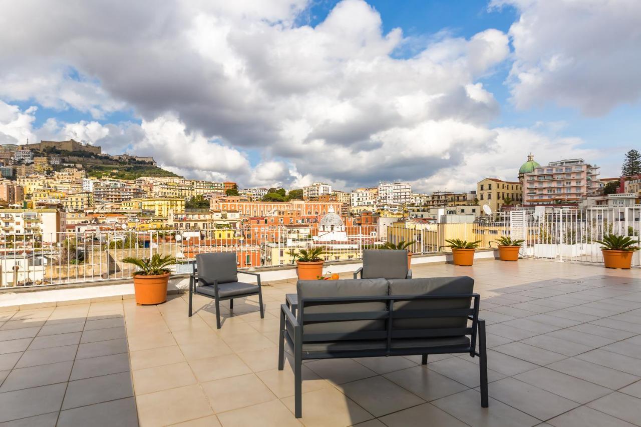 Апартаменты Seaview Terrace 360°& Elegant Loft Неаполь Экстерьер фото