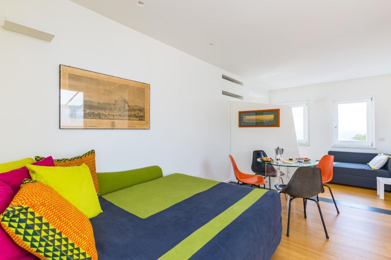 Апартаменты Seaview Terrace 360°& Elegant Loft Неаполь Экстерьер фото
